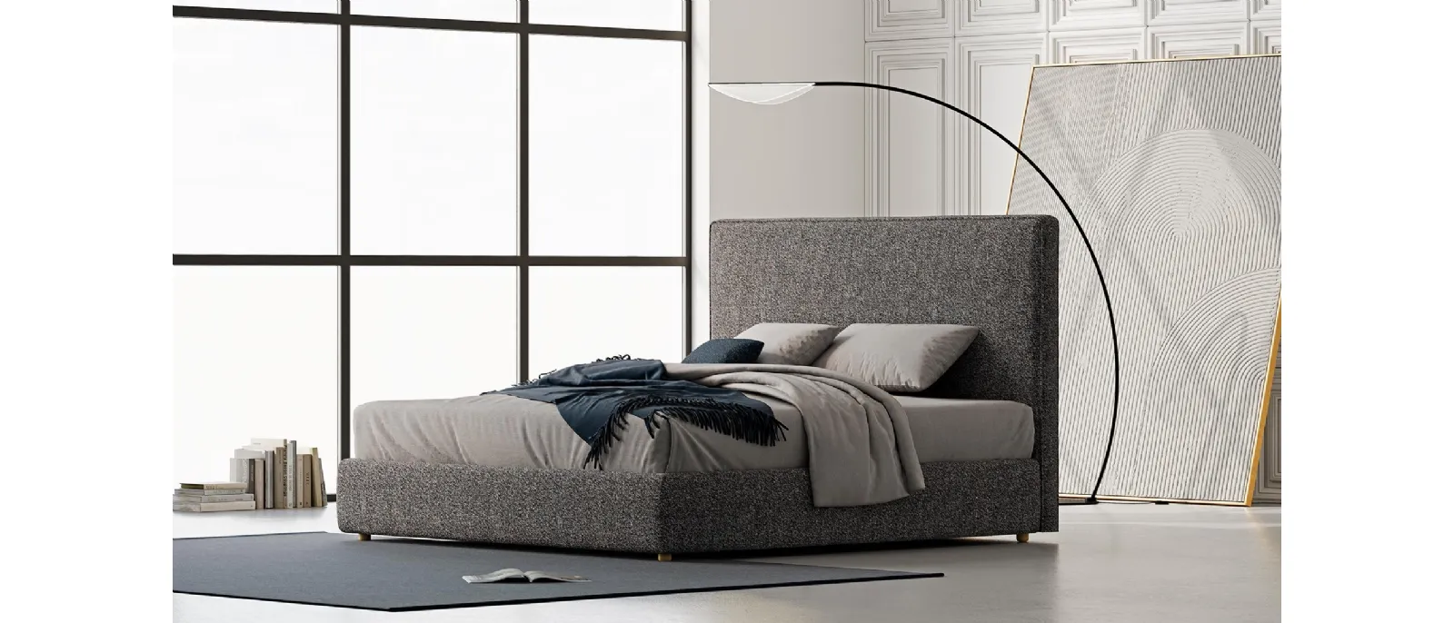 Letto matrimoniale Ted di Divaletti Home