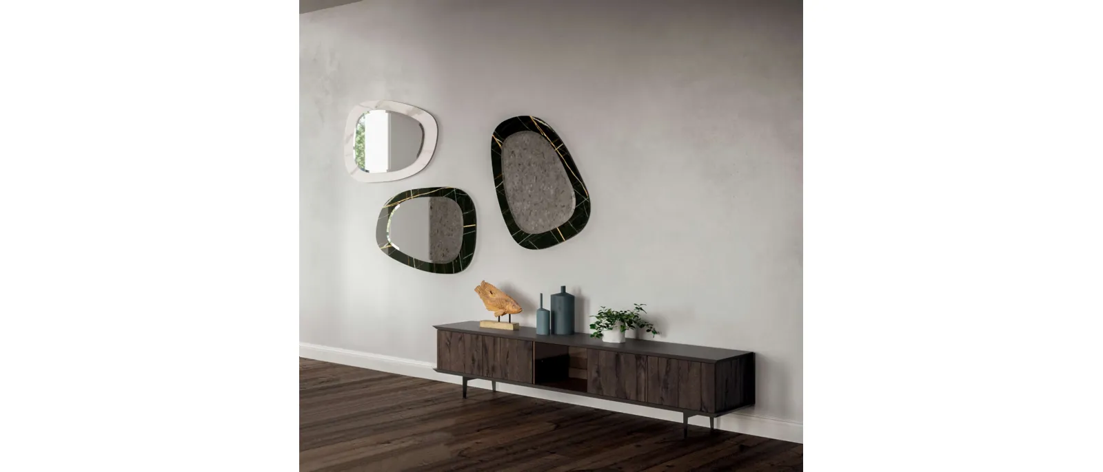 Madia in legno Brera Tv di Ozzio