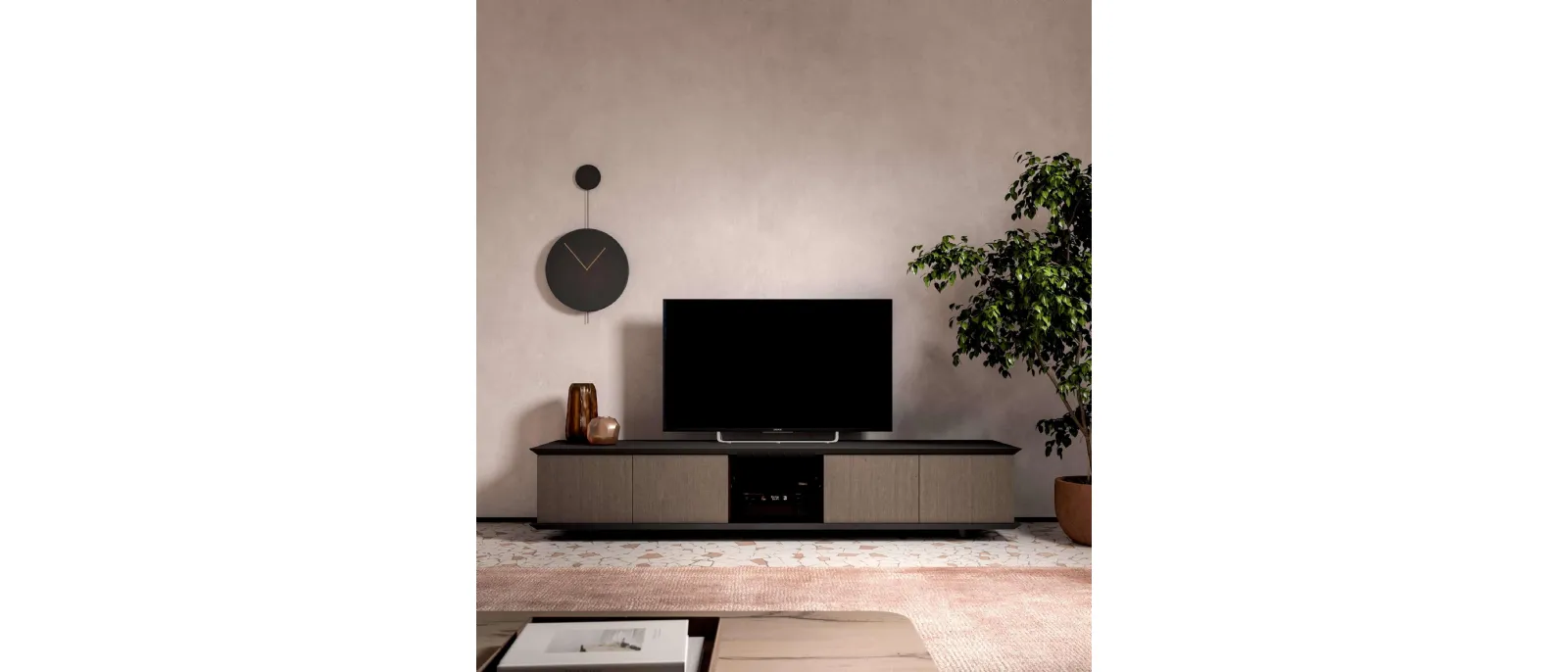 Madia in legno Brera Tv di Ozzio