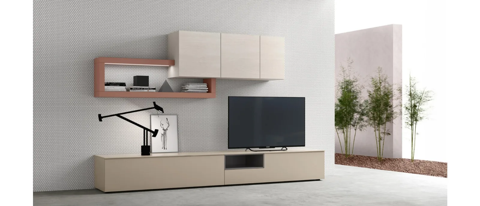 Mobile Porta Tv a terra sm2360 di Maronese