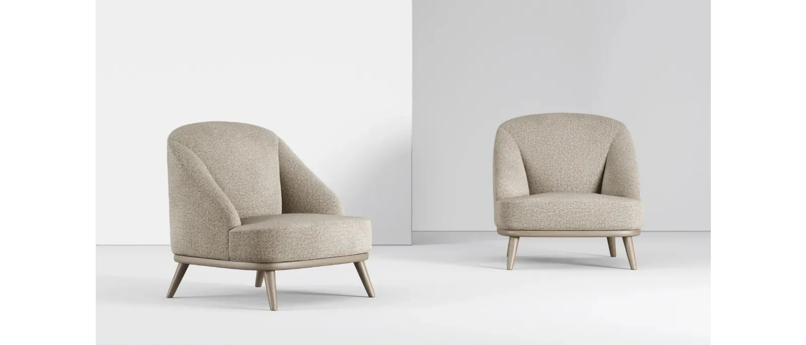 Poltroncina in tessuto Tania di Doimo Salotti