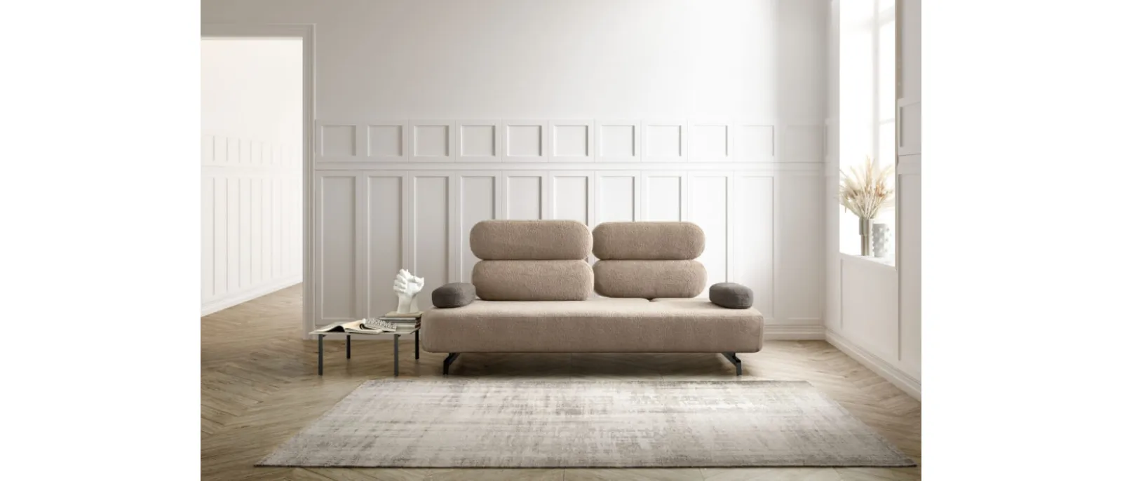 Divano in tessuto Avalon di Samoa