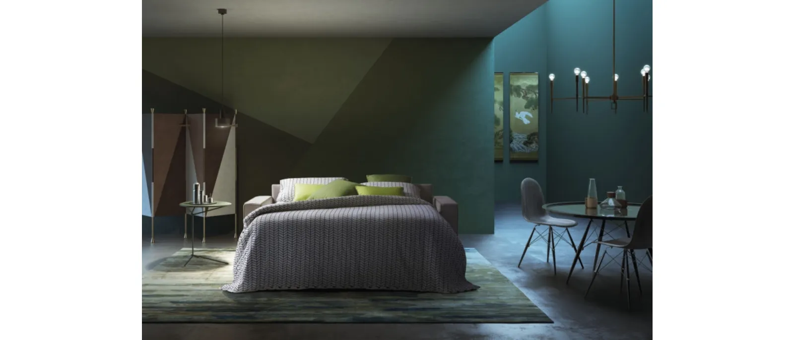 Divano Letto matrimoniale lineare Barbados di Le Comfort