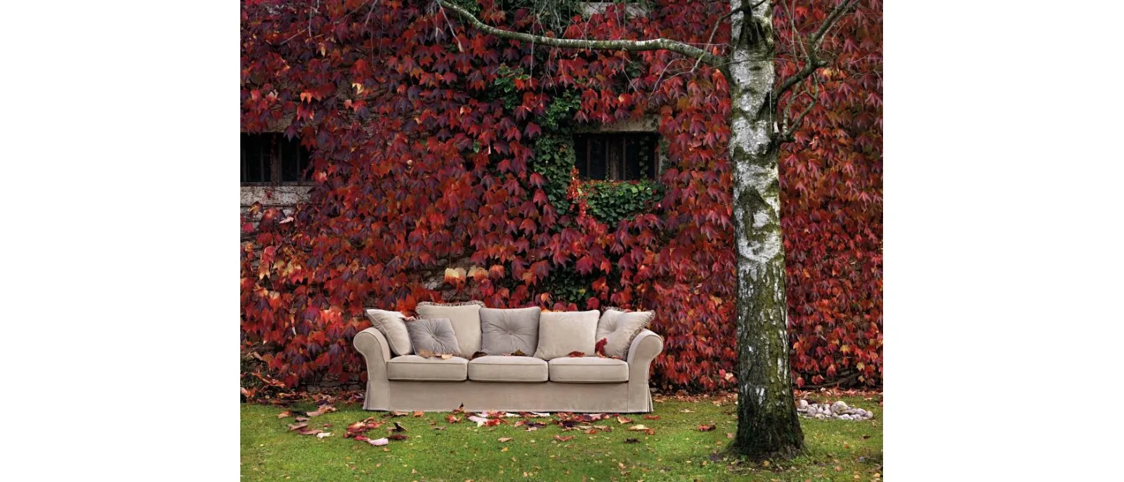 Divano lineare Elite di Samoa