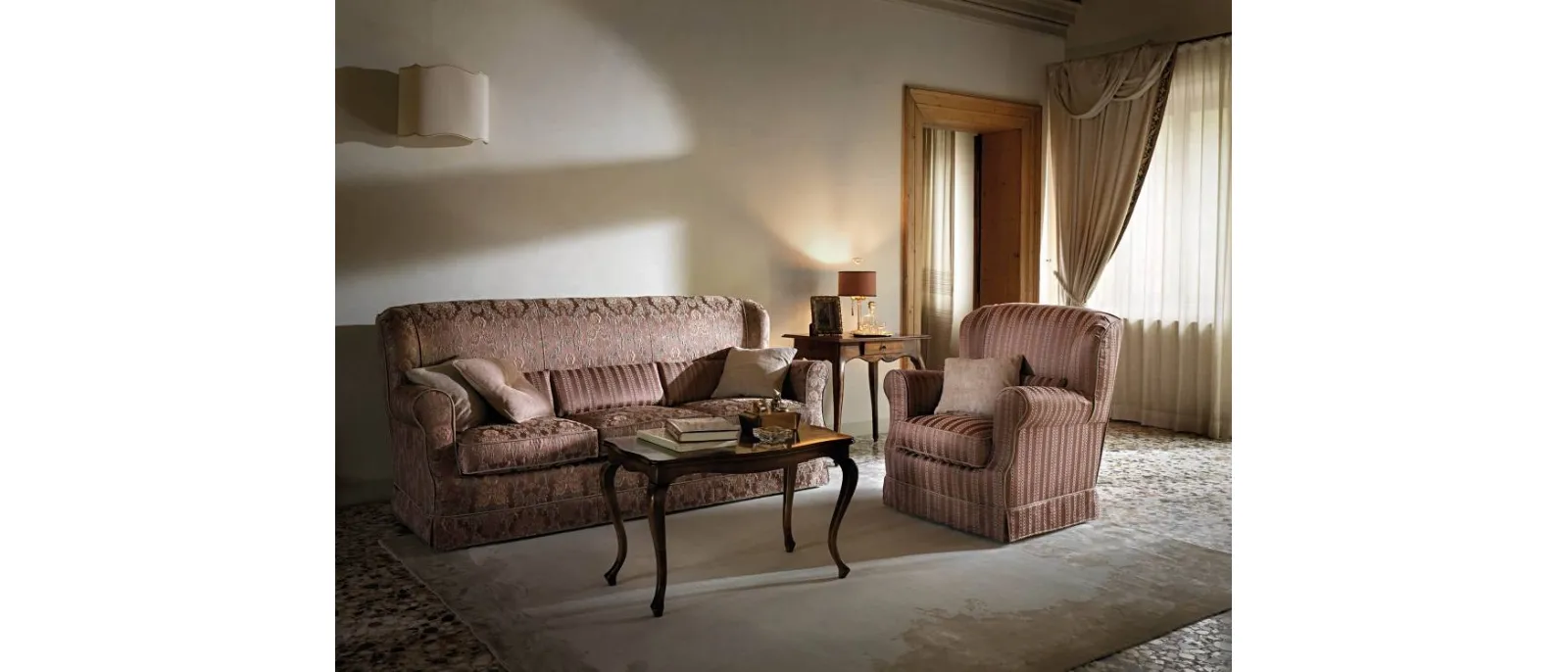 Salotto classico lineare Grace di Samoa