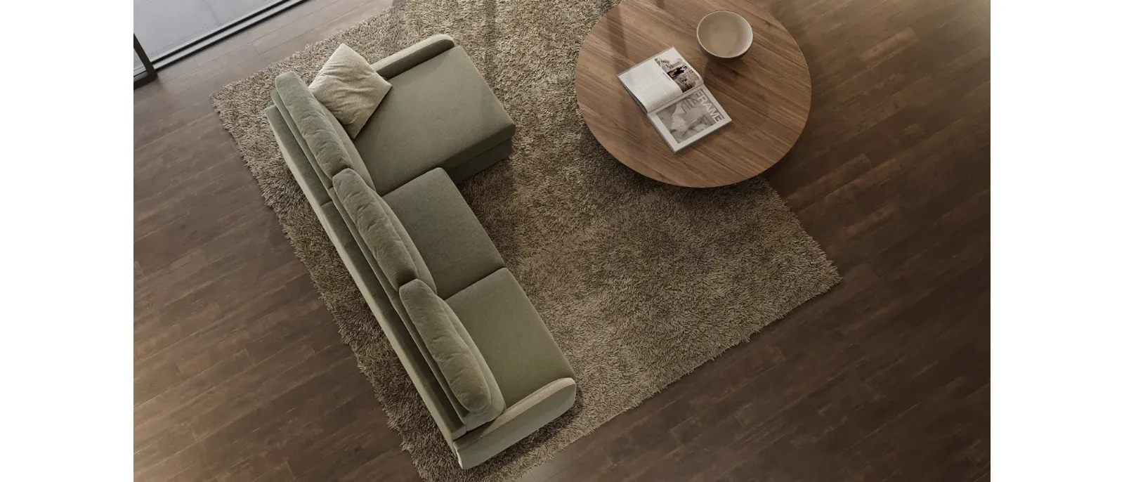 Divano Letto in tessuto Kiko di Family Bedding