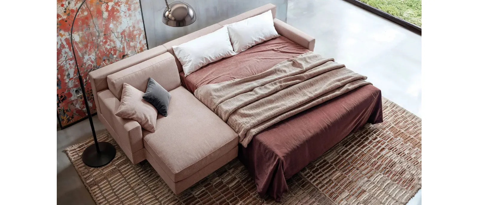 Divano Letto Teseo di Doimo Salotti