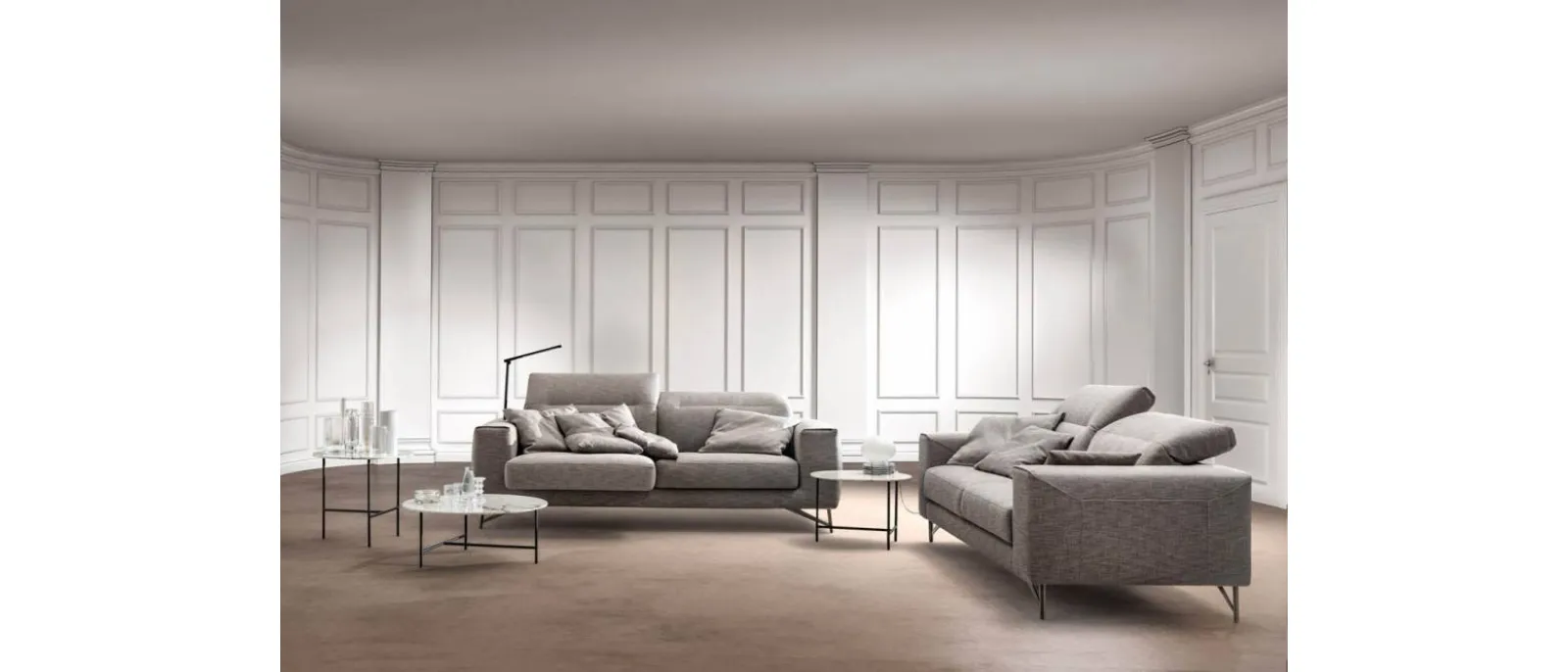 Divano lineare Zippy Special di Samoa
