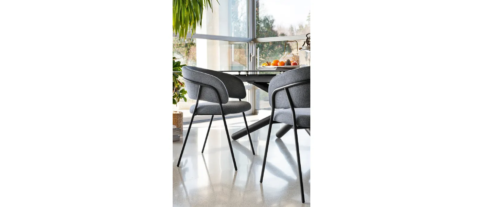 Sedia in tessuto Balia di Connubia