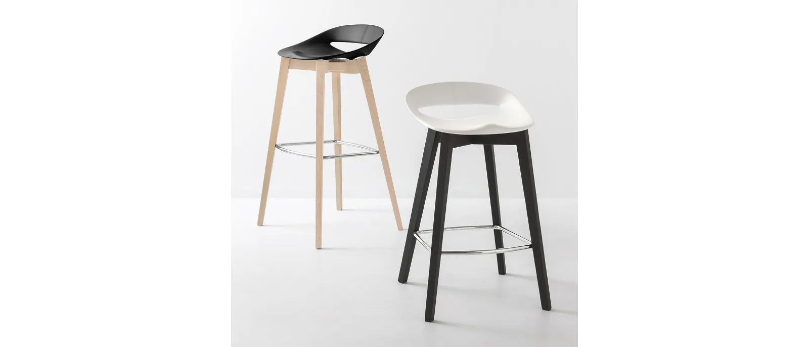 Sgabello Cosmopolitan in polipropilene di Connubia