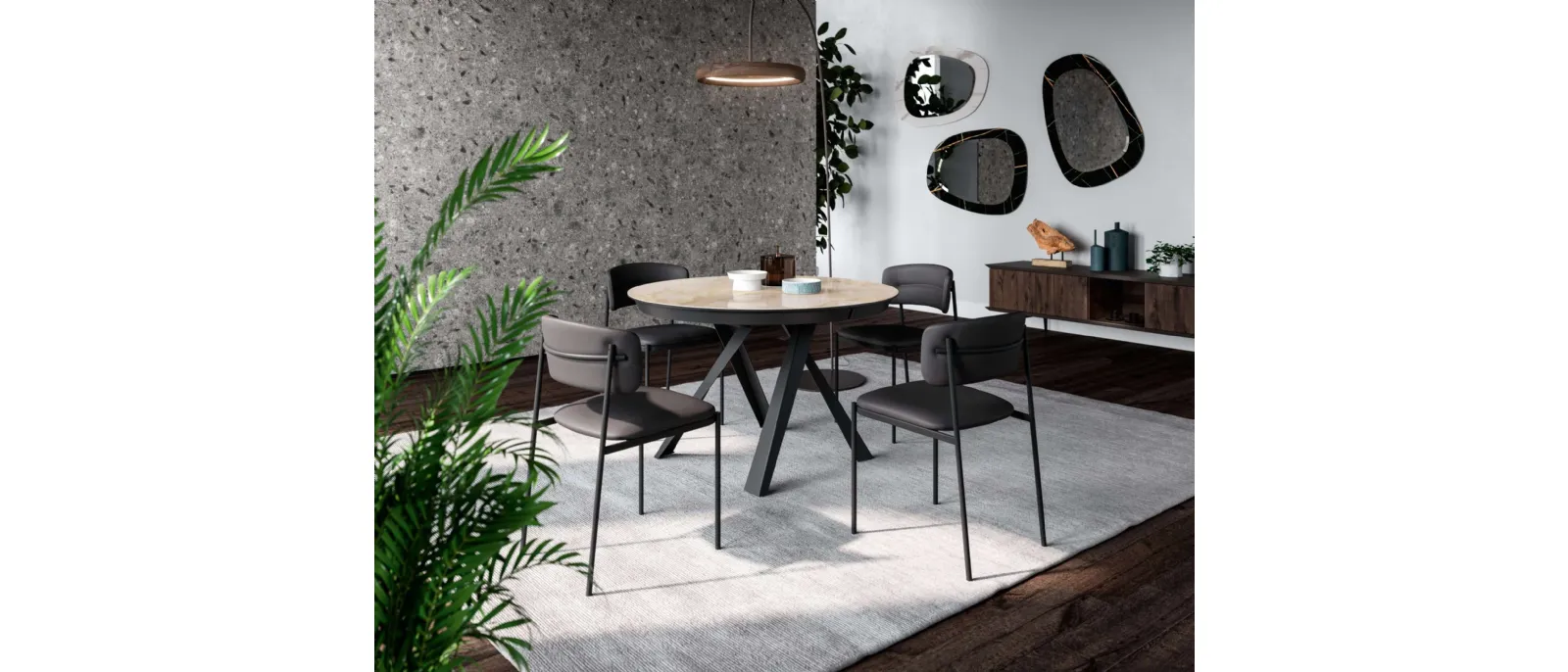 Sedia di design Ego di Ozzio