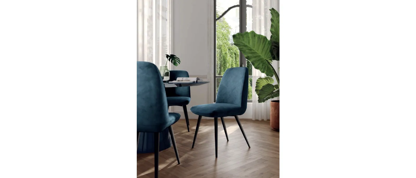 Sedia in nappa Sissi de Di Lazzaro