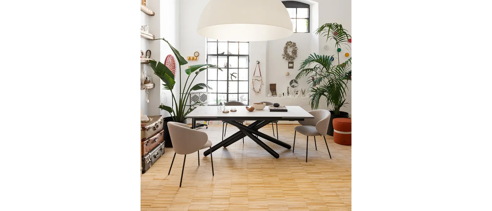 Tavolo allungabile Duel di Connubia