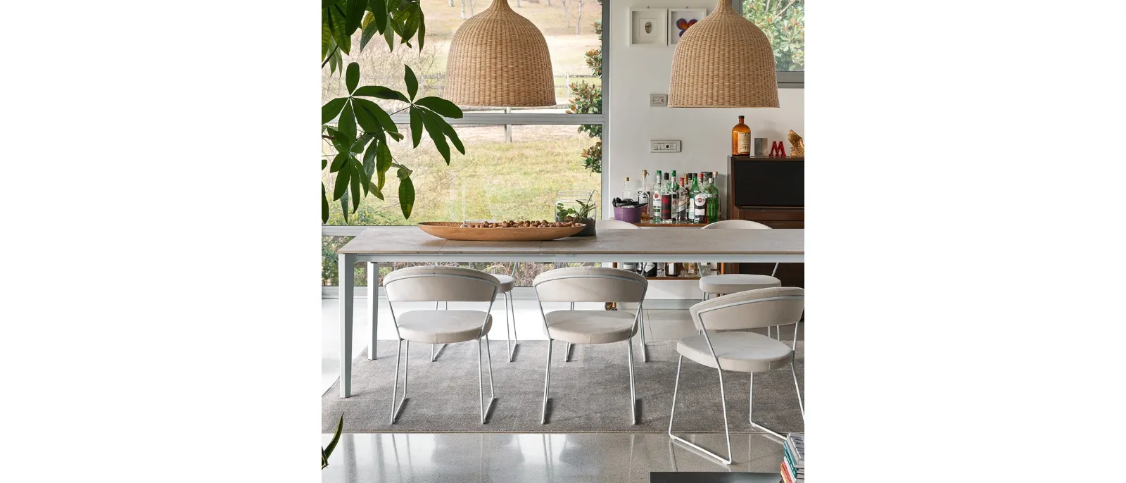 Tavolo allungabile Pentagon di Connubia