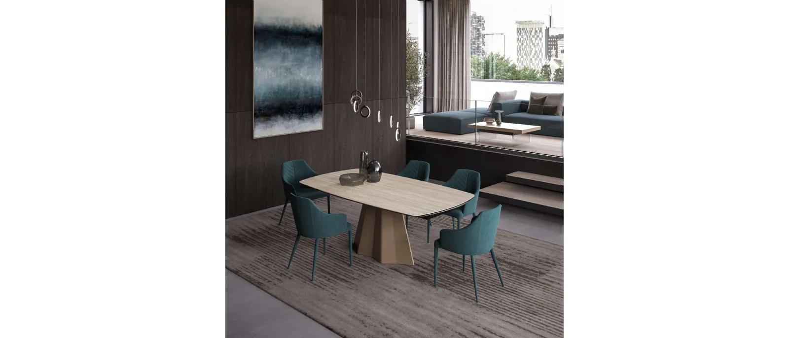 Tavolo allungabile Cupido di Ozzio