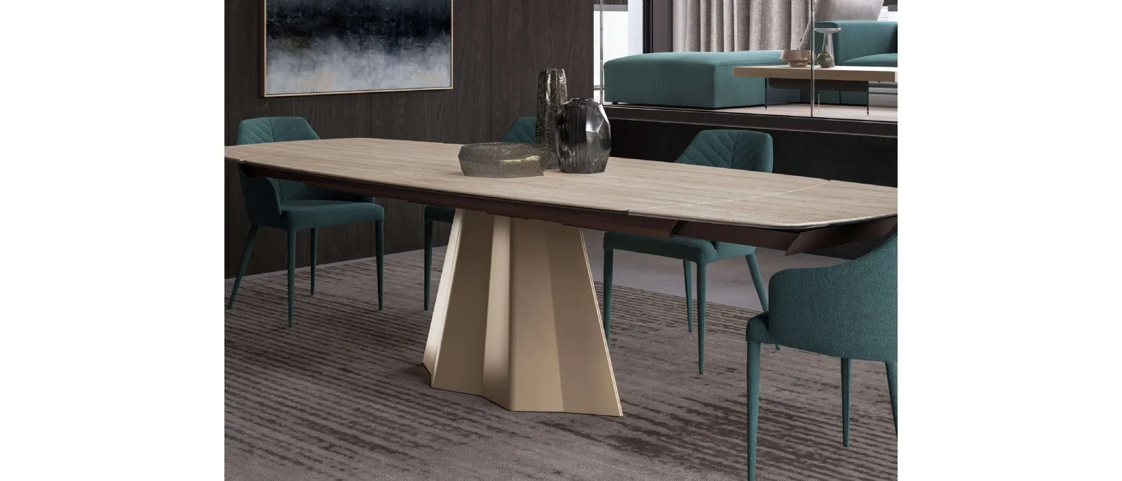 Tavolo allungabile Cupido di Ozzio