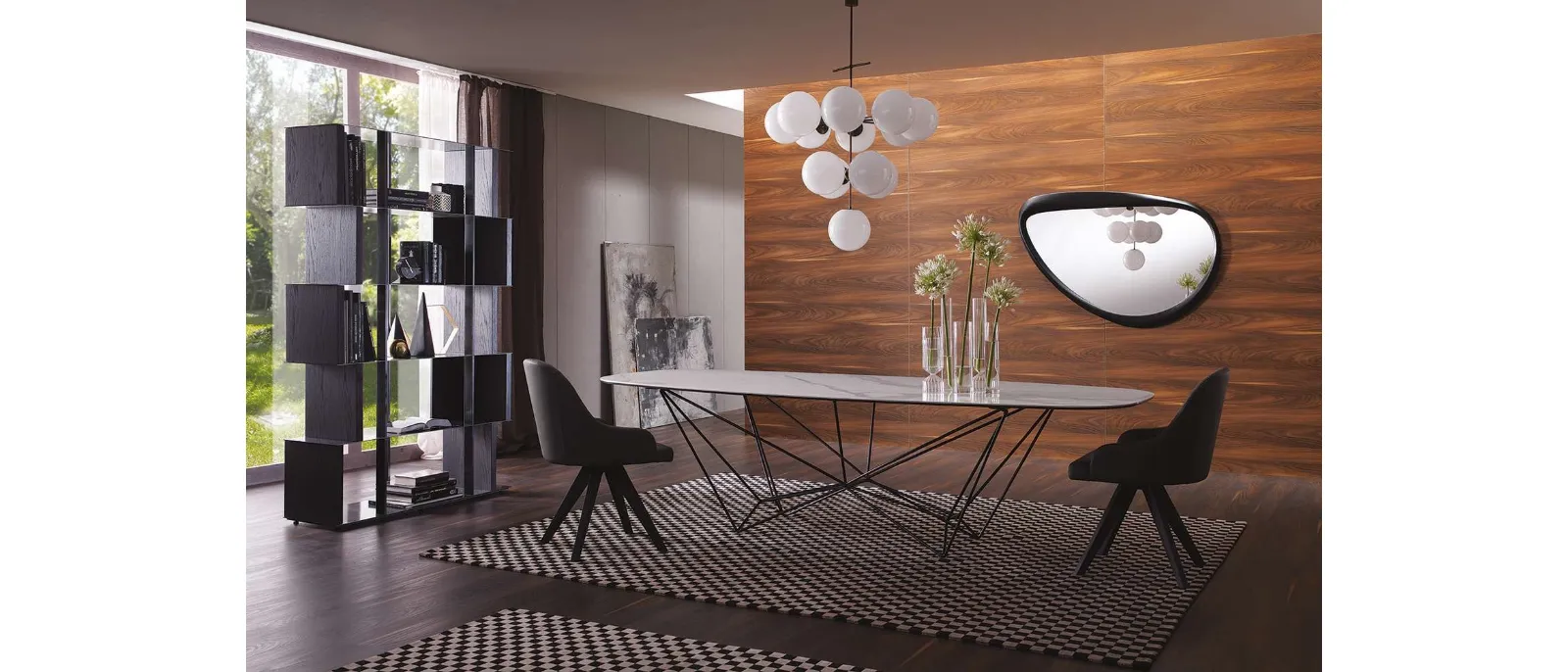 Tavolo Fil8 Fisso in Ceramica di Ozzio