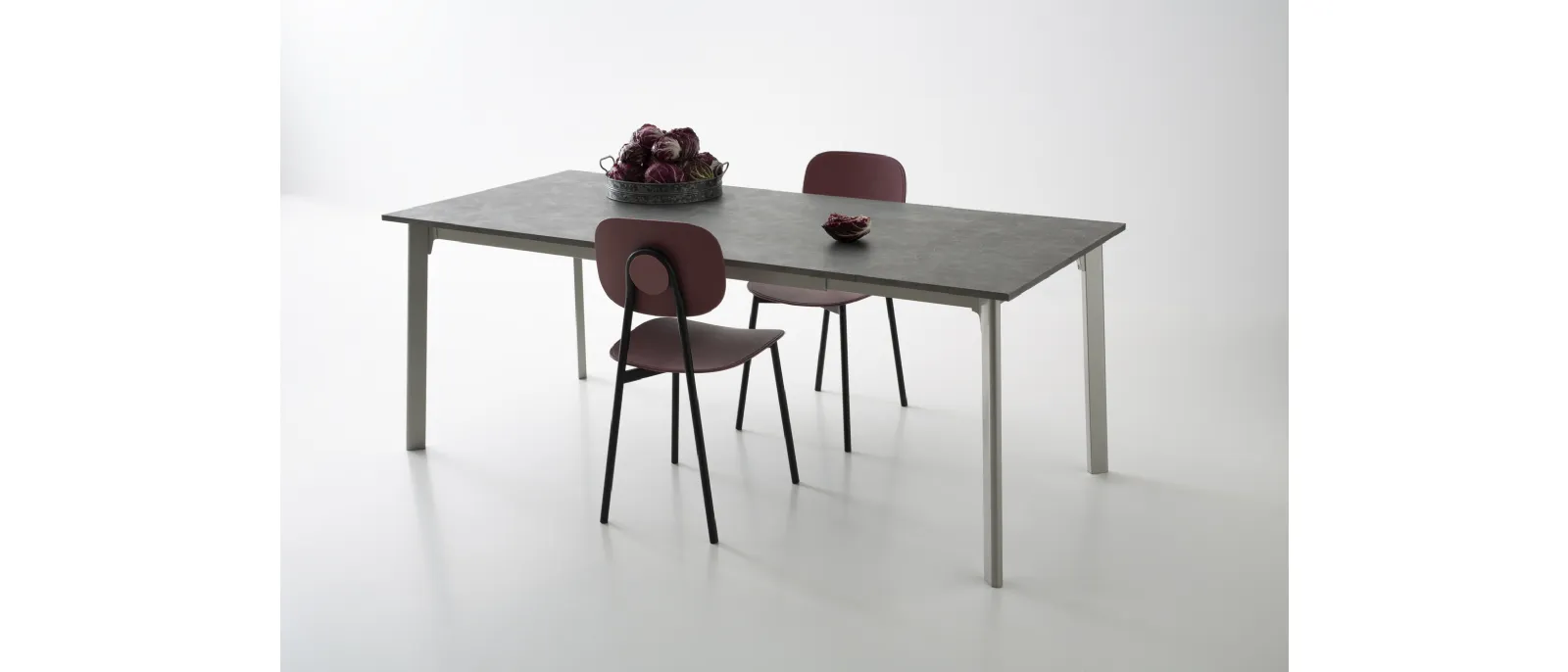 Tavolo allungabile Otello Piano Angoli 90 di Pointhouse