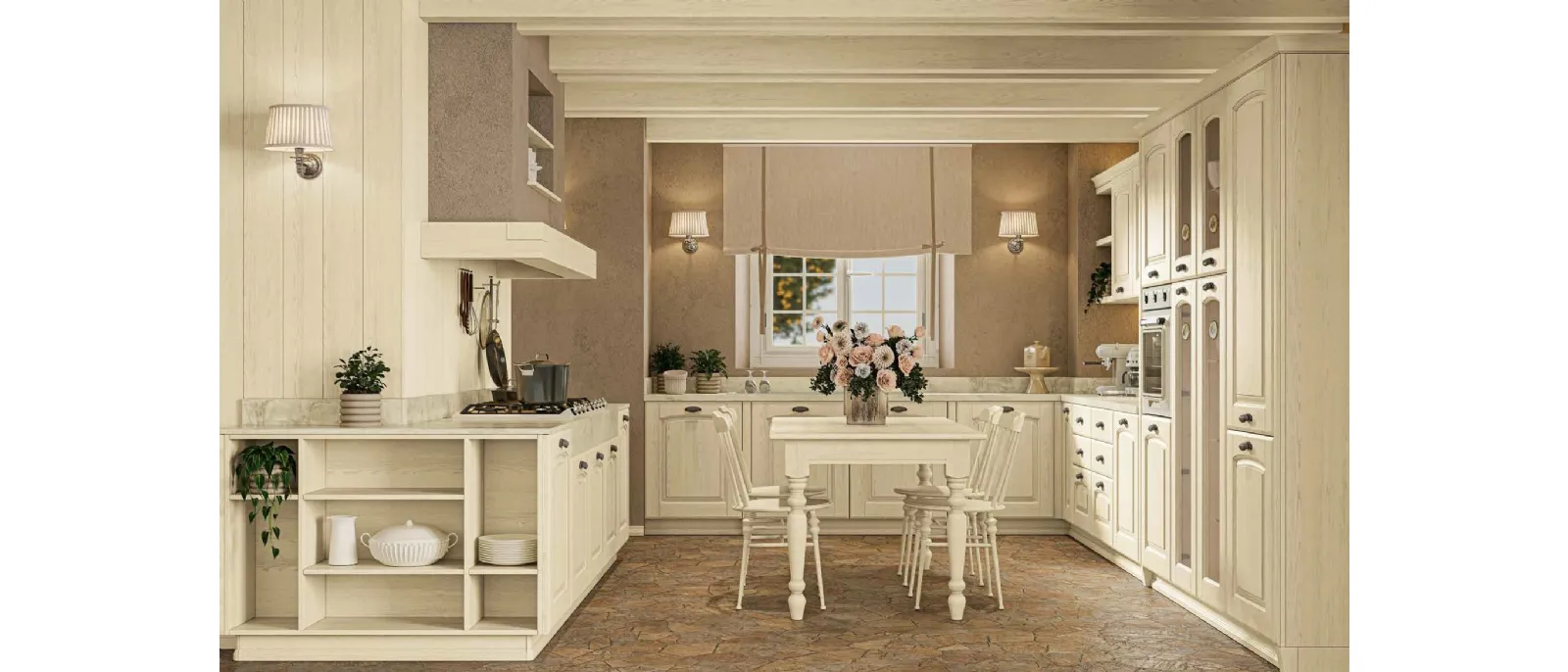 Cucina Classica angolare Magda Country di Arrex