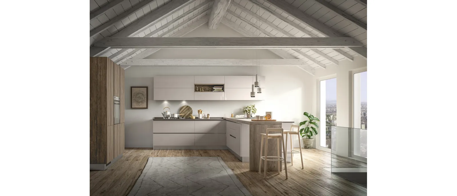 Cucina Moderna Corolla Comp 3 di Essebi