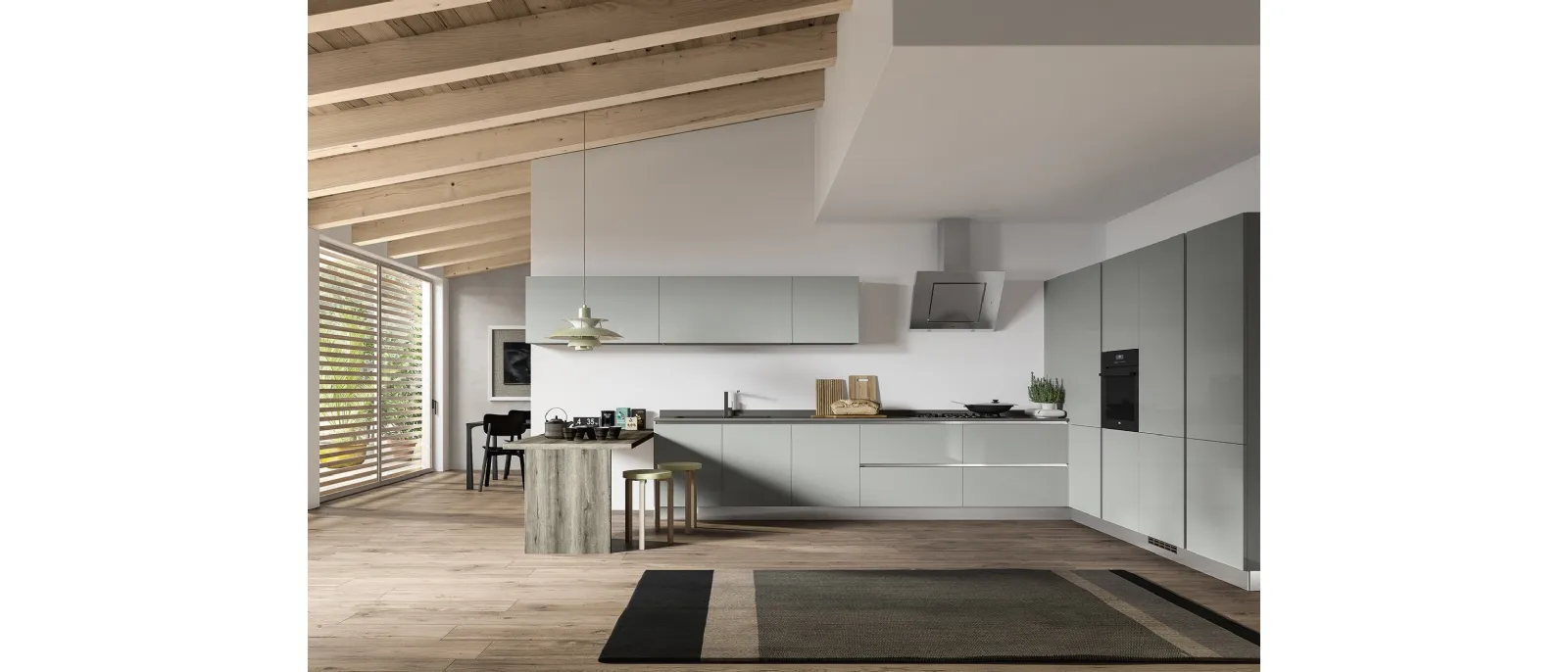 Cucina Moderna Corolla Comp 4 di Essebi