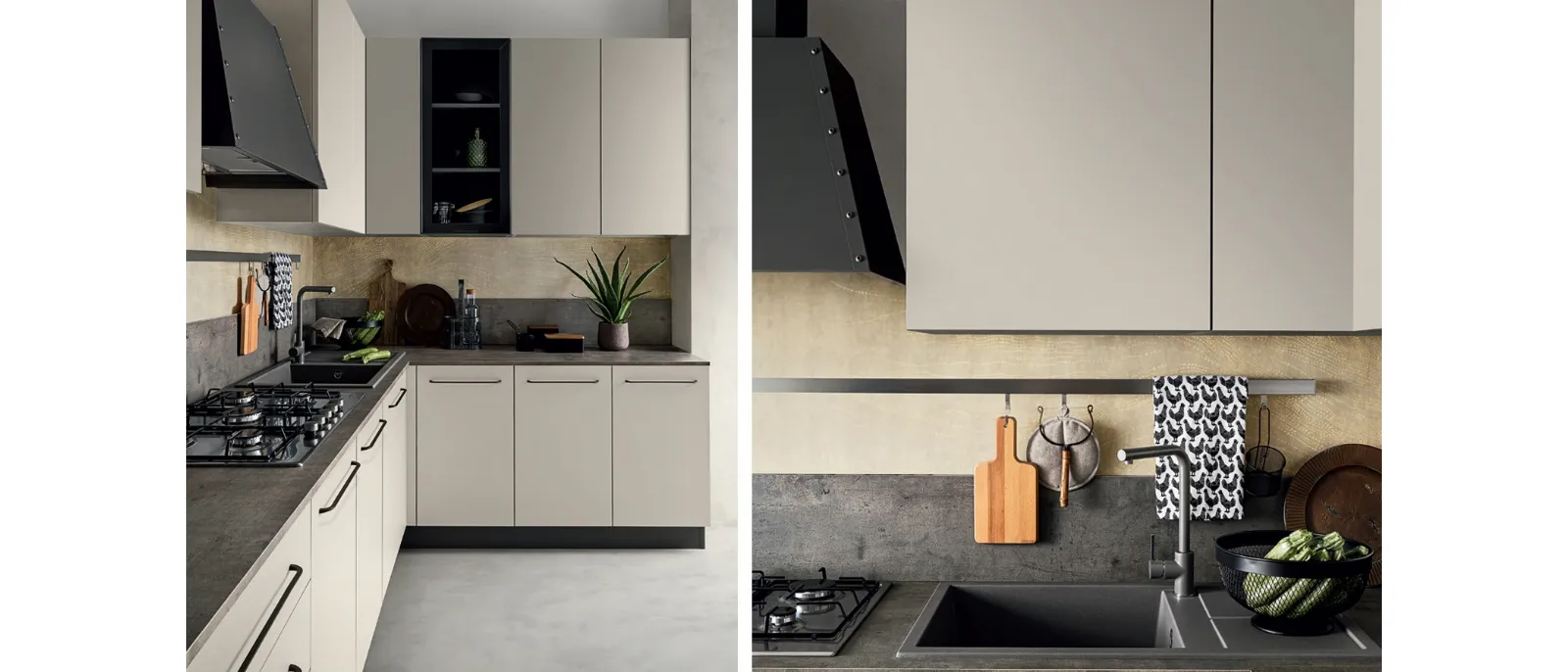 Cucina Moderna ad angolo in Pet Easy 005 di Ar-due