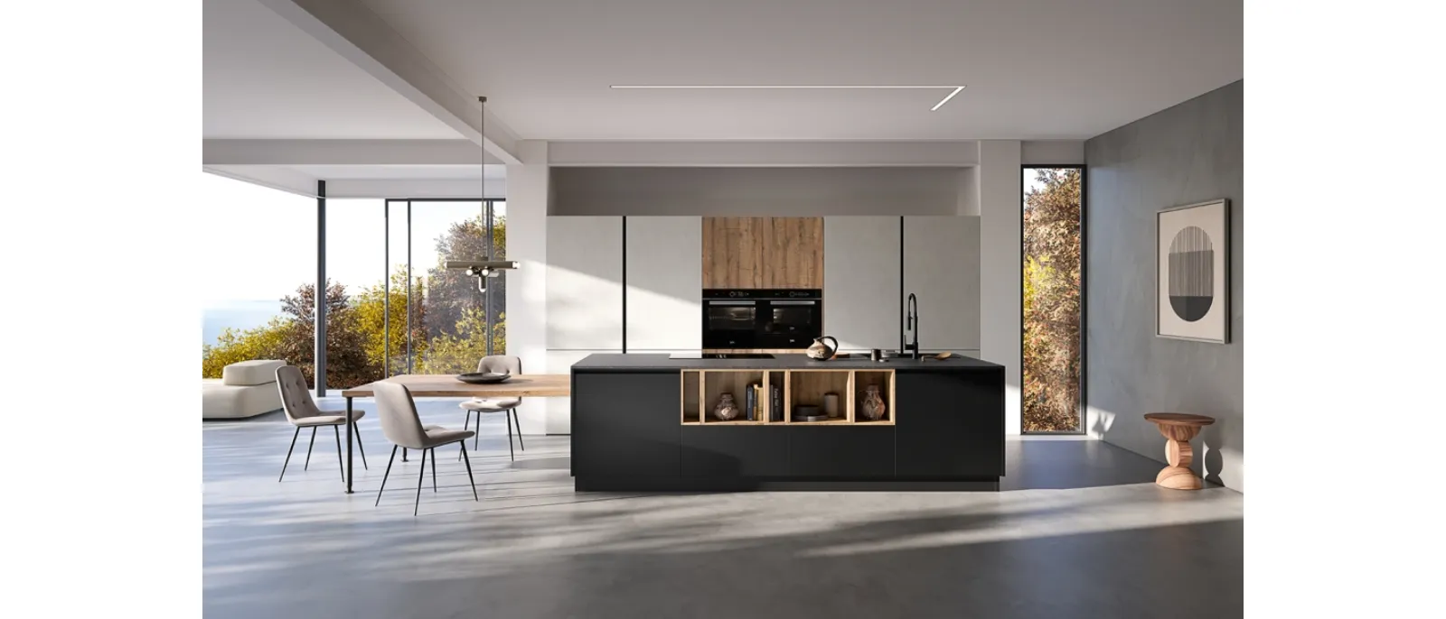 Cucina Moderna con isola Easy 05 di Ar-due