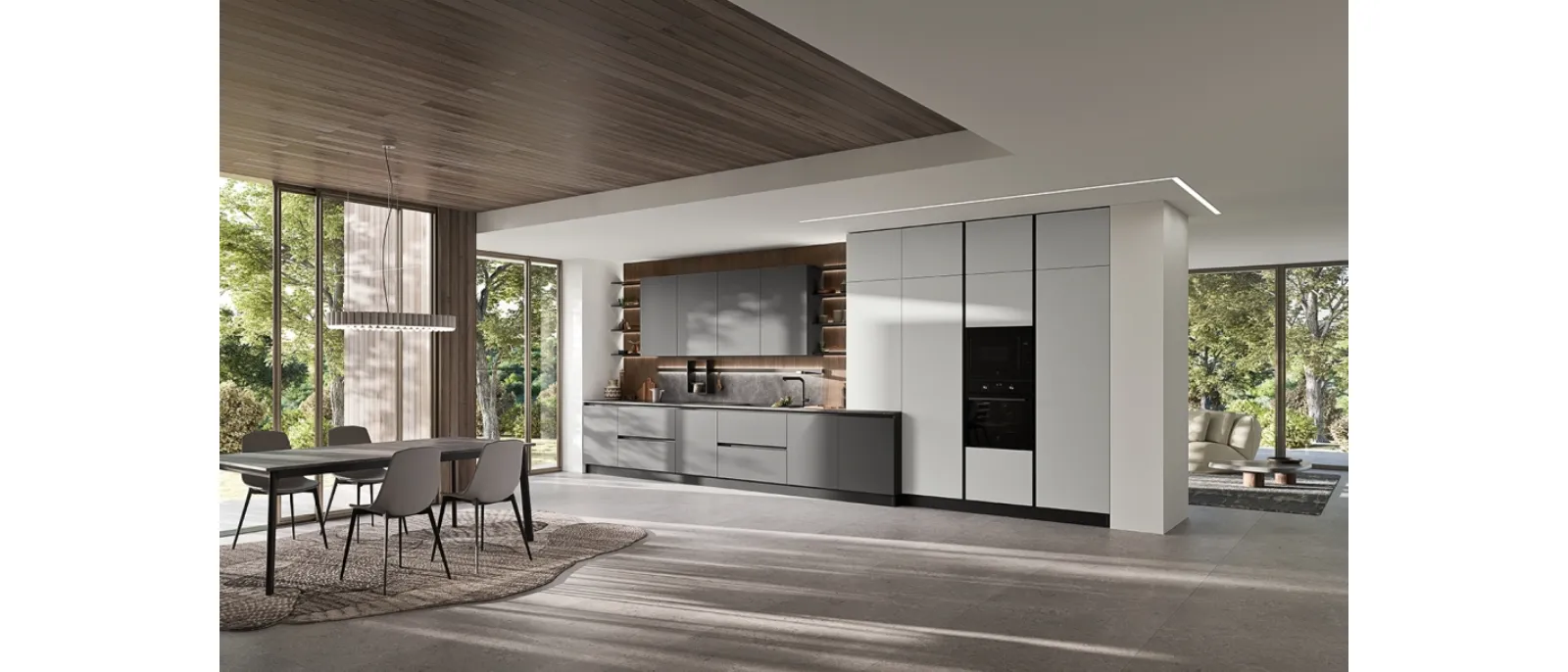 Cucina Moderna lineare Easy 10 di Ar-due