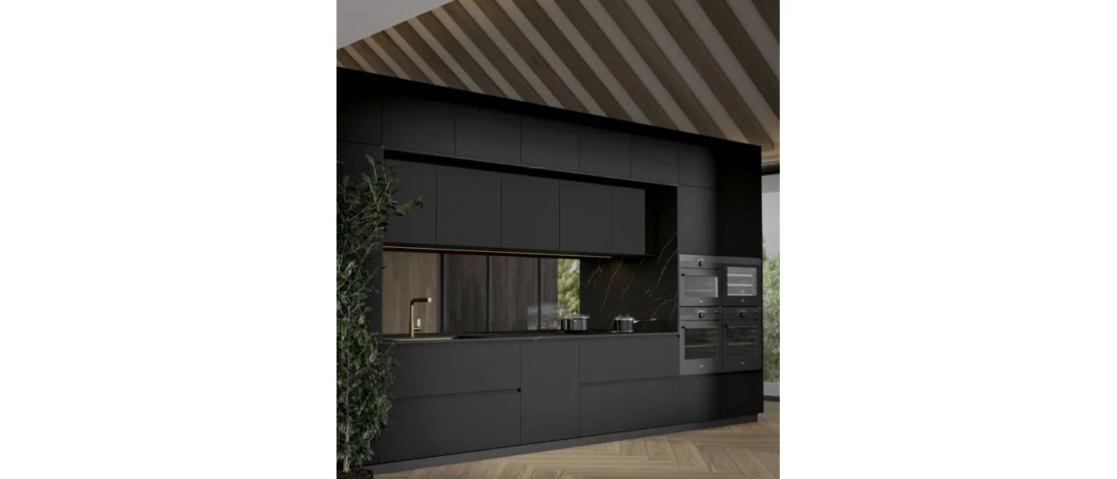 Cucina Moderna lineare Gea 02 di Arrex