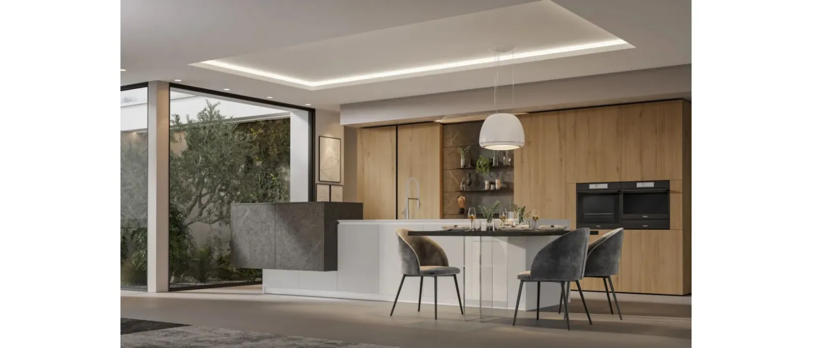 Cucina Moderna con isola Loft 2|2 02 di  Arrex