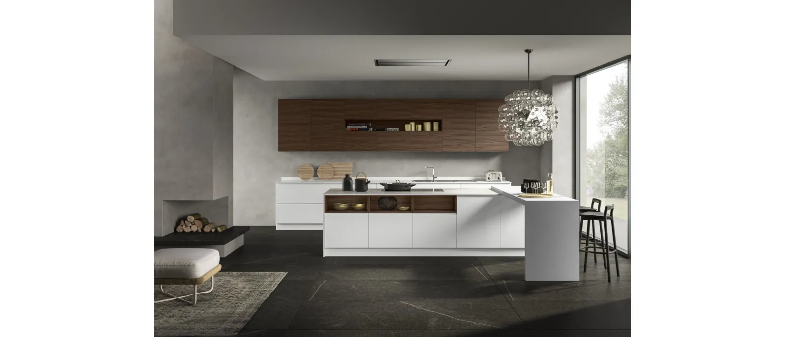 Cucina Moderna Nadir Comp 1 di Essebi